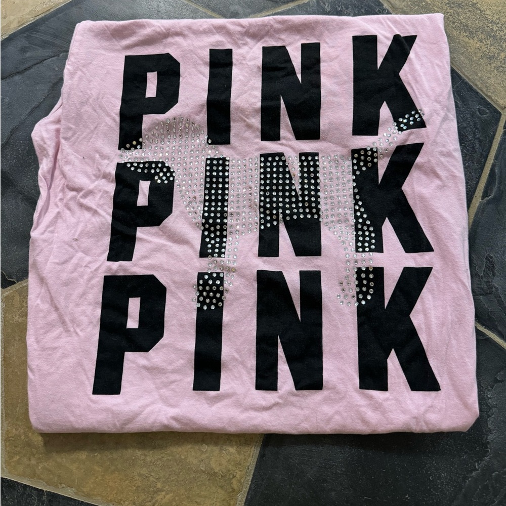 PINK short sleeve shirt, size M